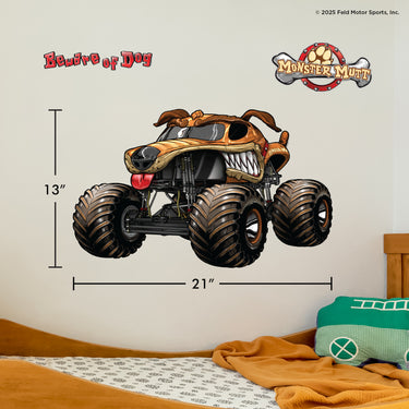 Monster Jam Monster Mutt Wall Decal